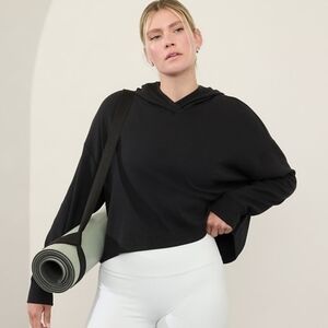 New Athleta Crop Presence Hoodie Size M